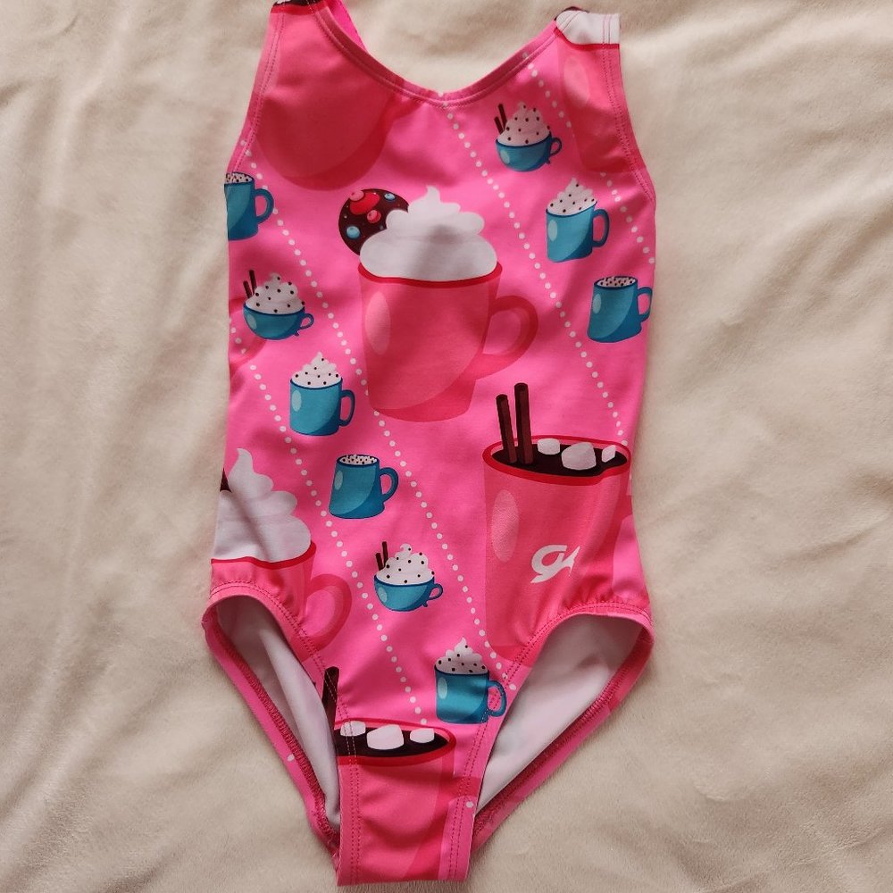 Pink leotard, soft nylon, like new